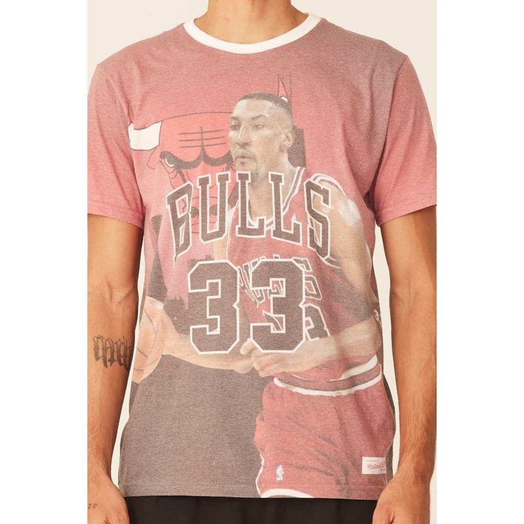 Imagem 2 do produto Camiseta Mitchell & Ness Estampada Chicago Bulls Scottie Pippen - Masculina