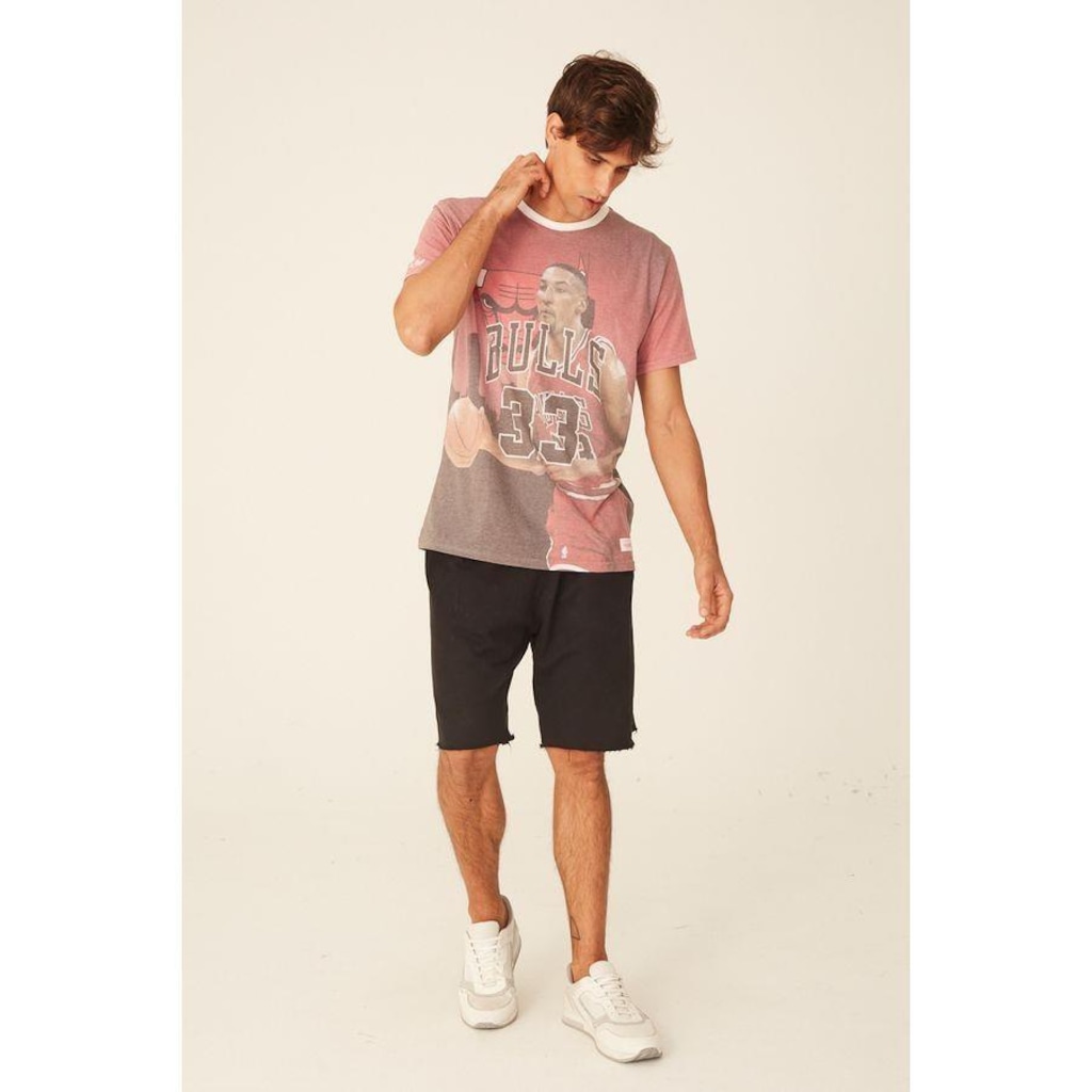 Imagem 3 do produto Camiseta Mitchell & Ness Estampada Chicago Bulls Scottie Pippen - Masculina