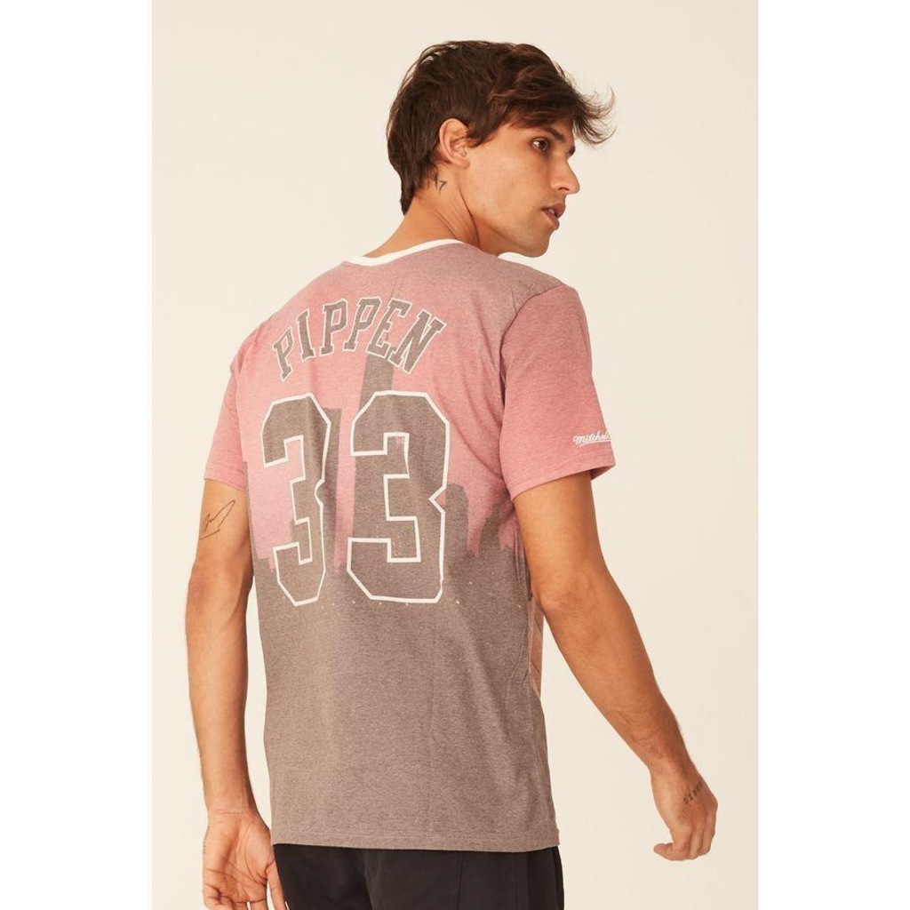 Imagem 4 do produto Camiseta Mitchell & Ness Estampada Chicago Bulls Scottie Pippen - Masculina