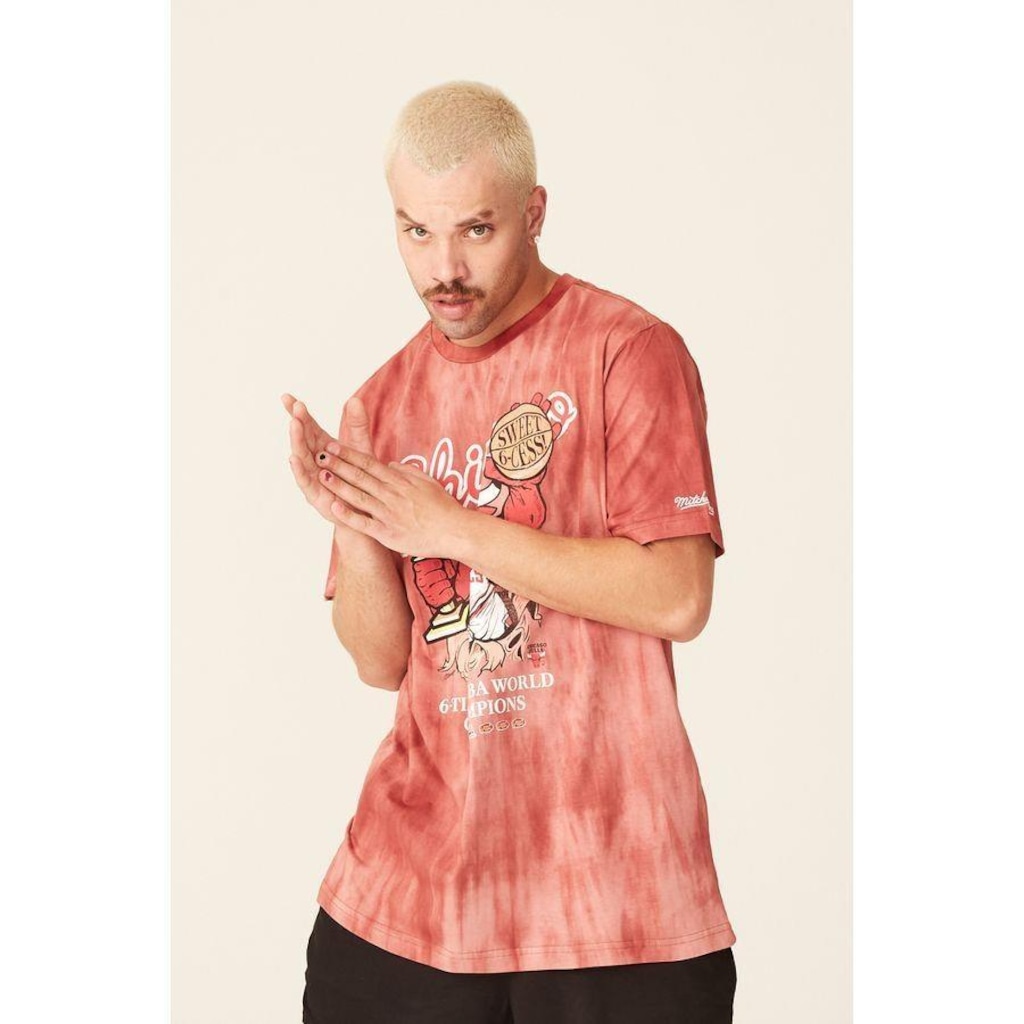 Imagem 4 do produto Camiseta Mitchell & Ness Estampada Tie Dye Chicago Bulls - Masculina