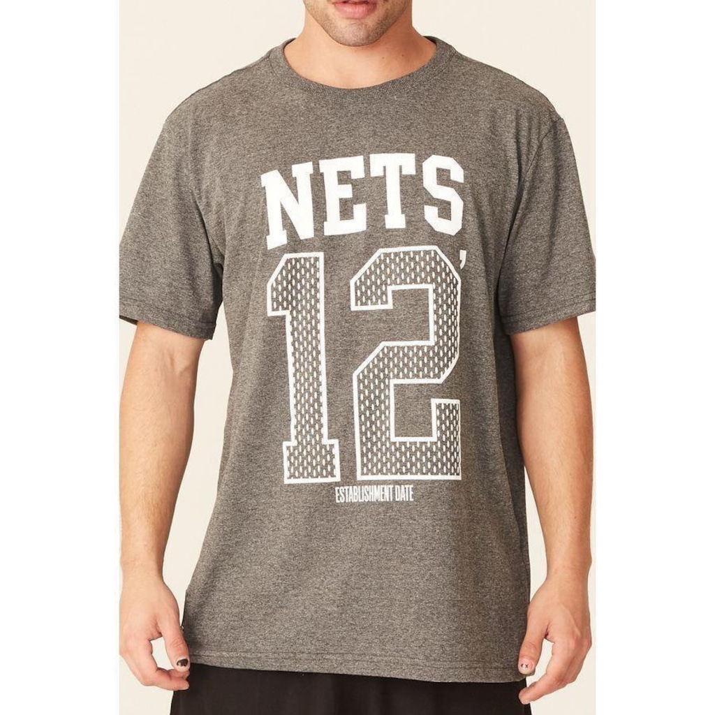 Imagem 5 do produto Camiseta Nba Estampada Brooklyn Nets - Masculina