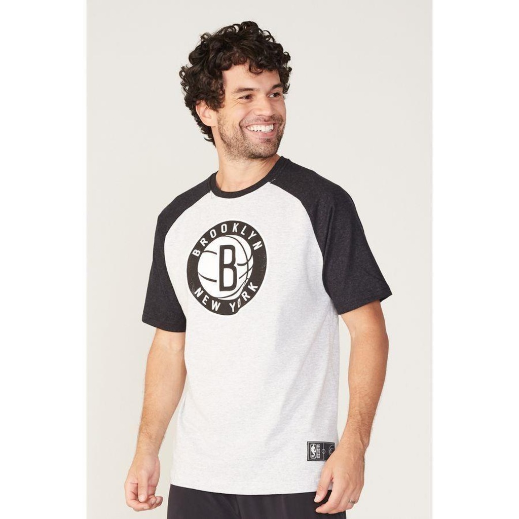 Imagem 2 do produto Camiseta NBA Estampada Brooklyn Nets - Masculina