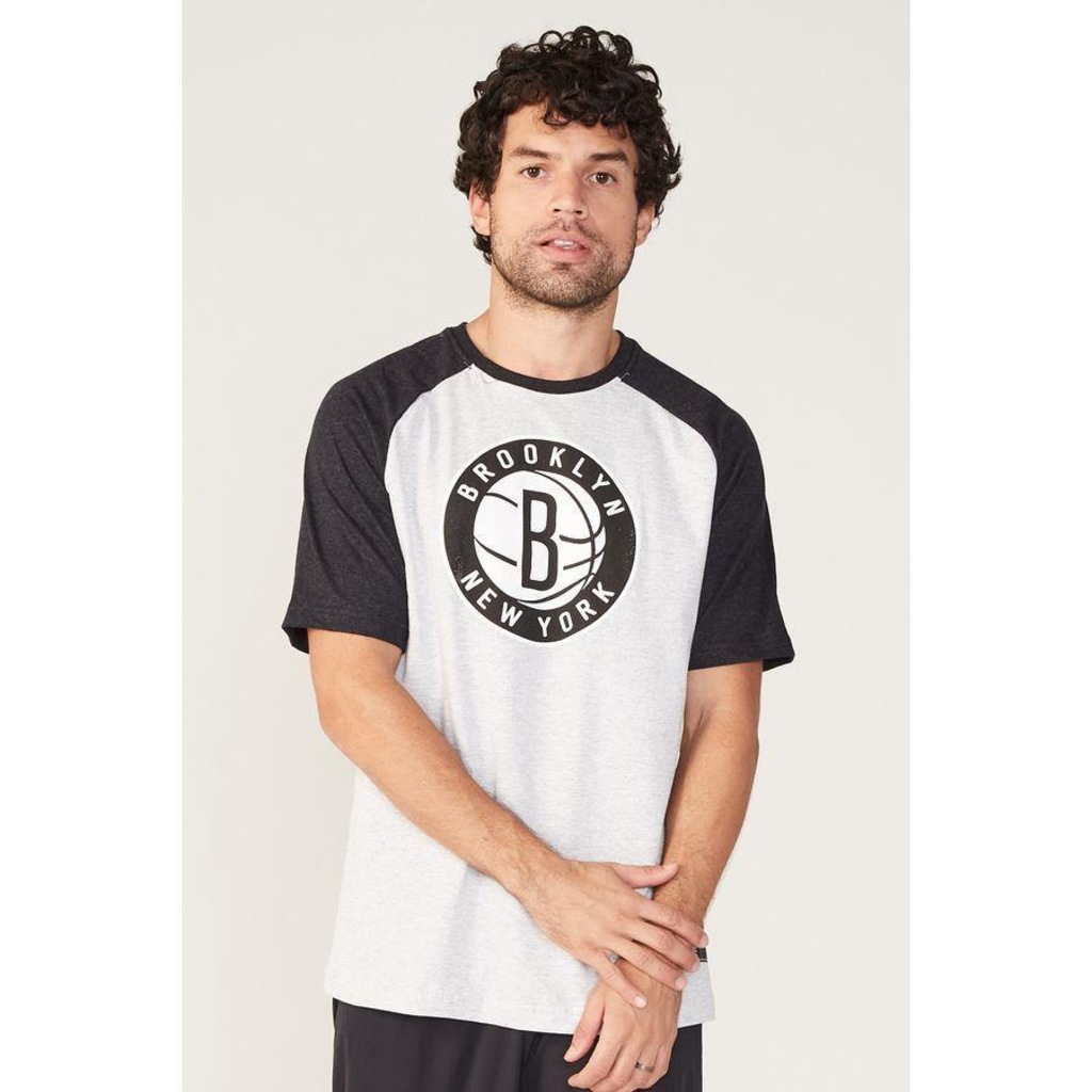 Imagem 4 do produto Camiseta NBA Estampada Brooklyn Nets - Masculina
