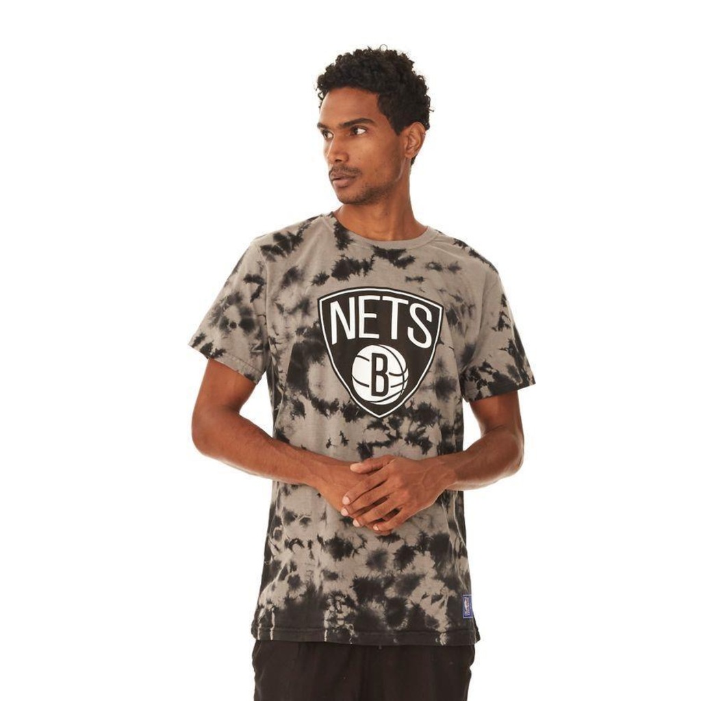 Imagem 2 do produto Camiseta NBA Especial Tie Dye Brooklyn Nets - Masculina