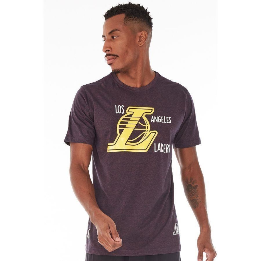 Imagem 4 do produto Camiseta Nba Especial Los Angeles Lakers - Masculina
