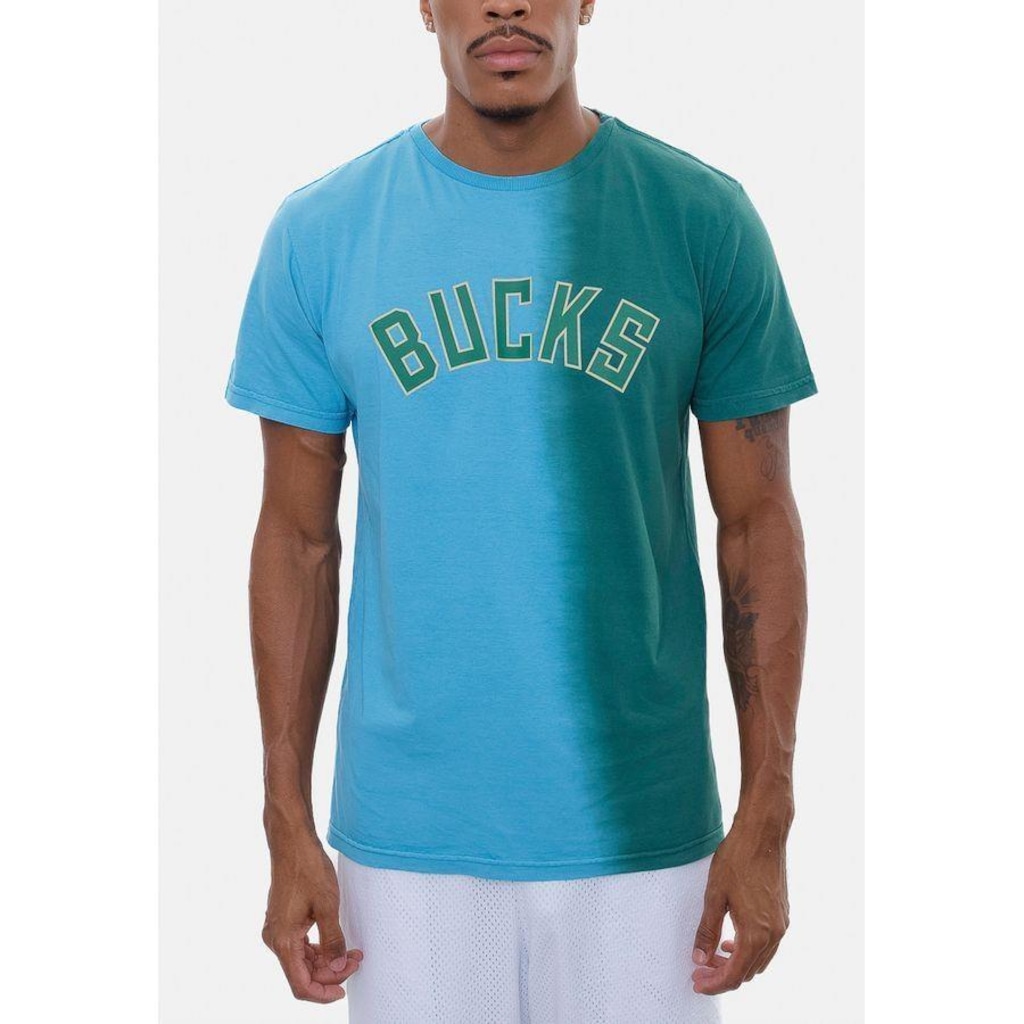 Imagem 3 do produto Camiseta NBA Gradient Color Milwaukee Bucks Com - Masculina