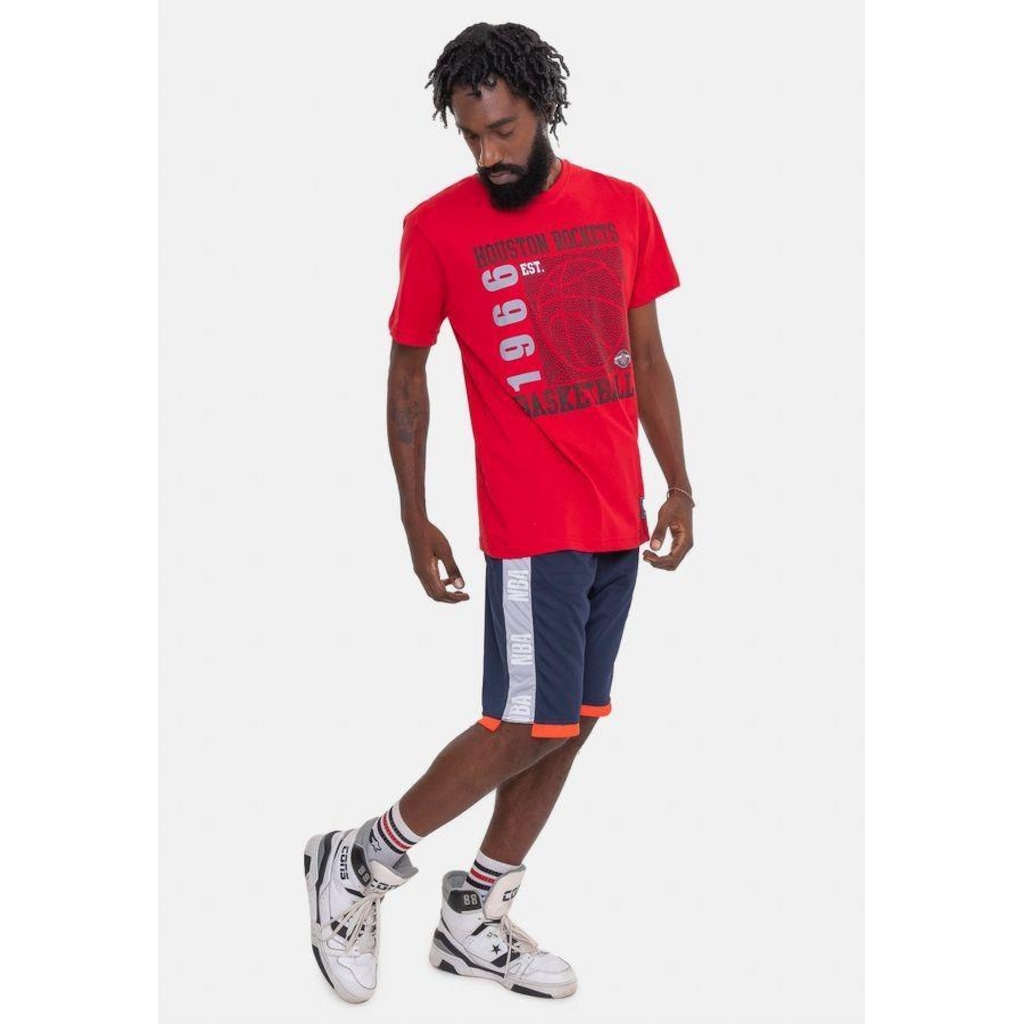 Imagem 4 do produto Camiseta Nba Since Time Houston Rockets - Masculina