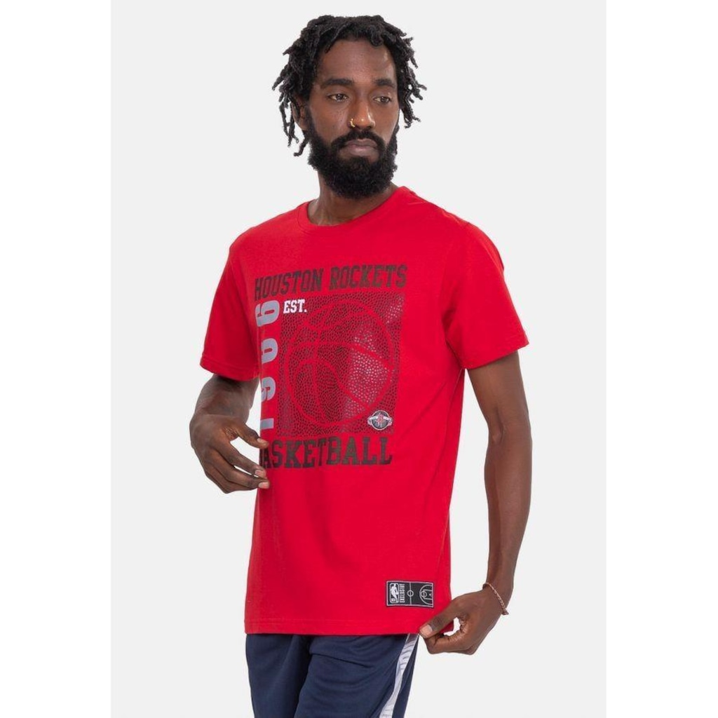 Imagem 1 do produto Camiseta Nba Since Time Houston Rockets - Masculina