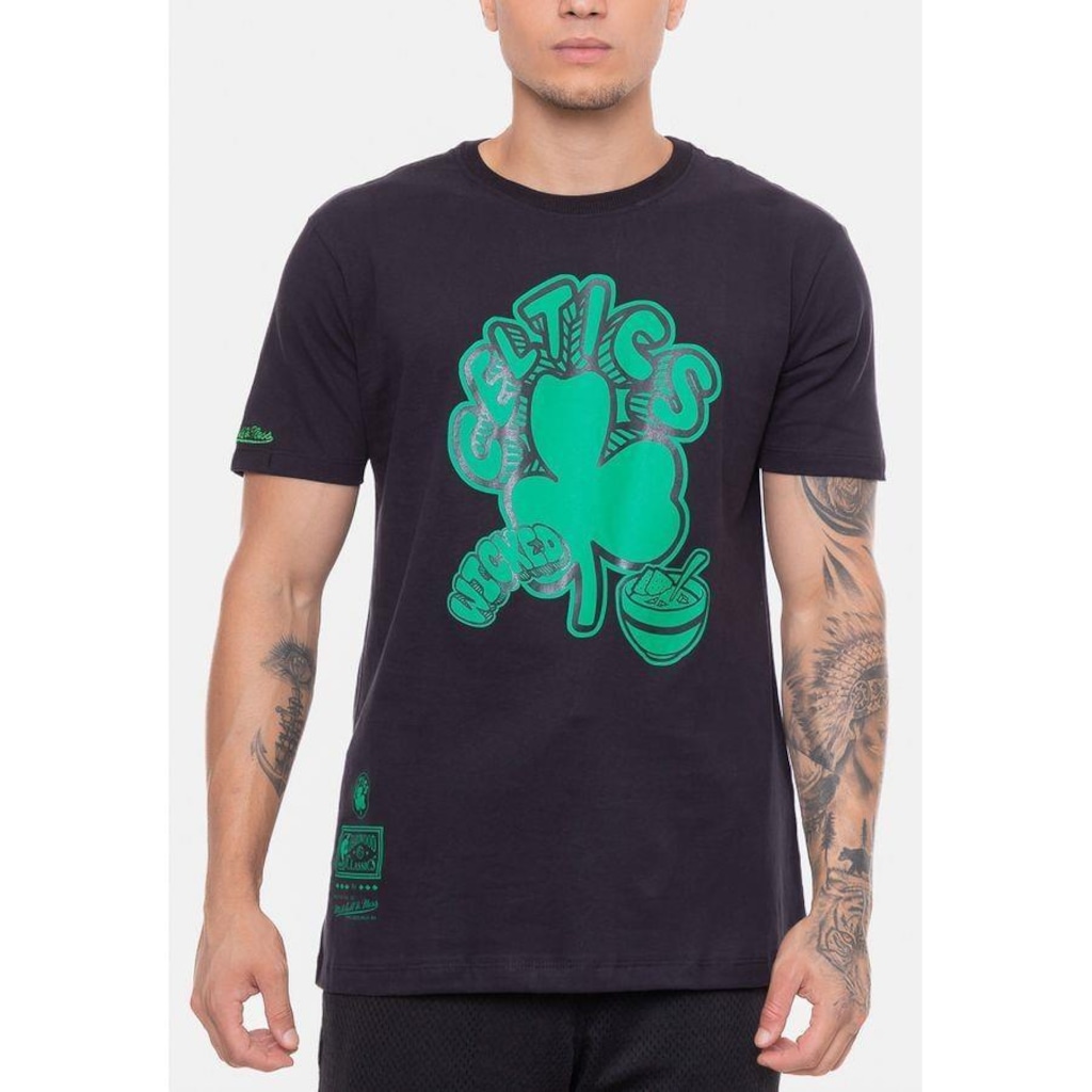 Imagem 3 do produto Camiseta Mitchell & Ness NBA Food Boston Celtics - Masculina
