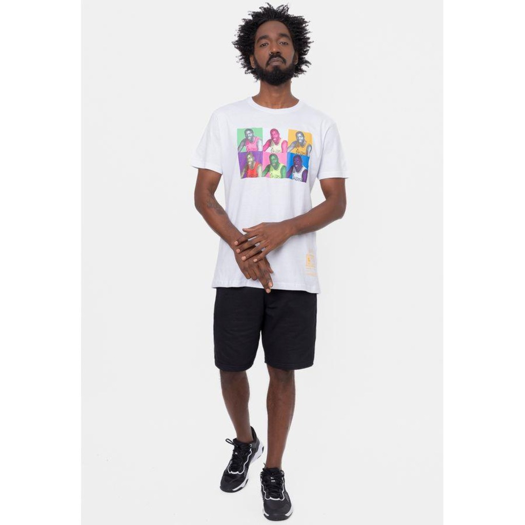 Imagem 5 do produto Camiseta Mitchell & Ness Pop Art Los Angeles Lakers - Masculina