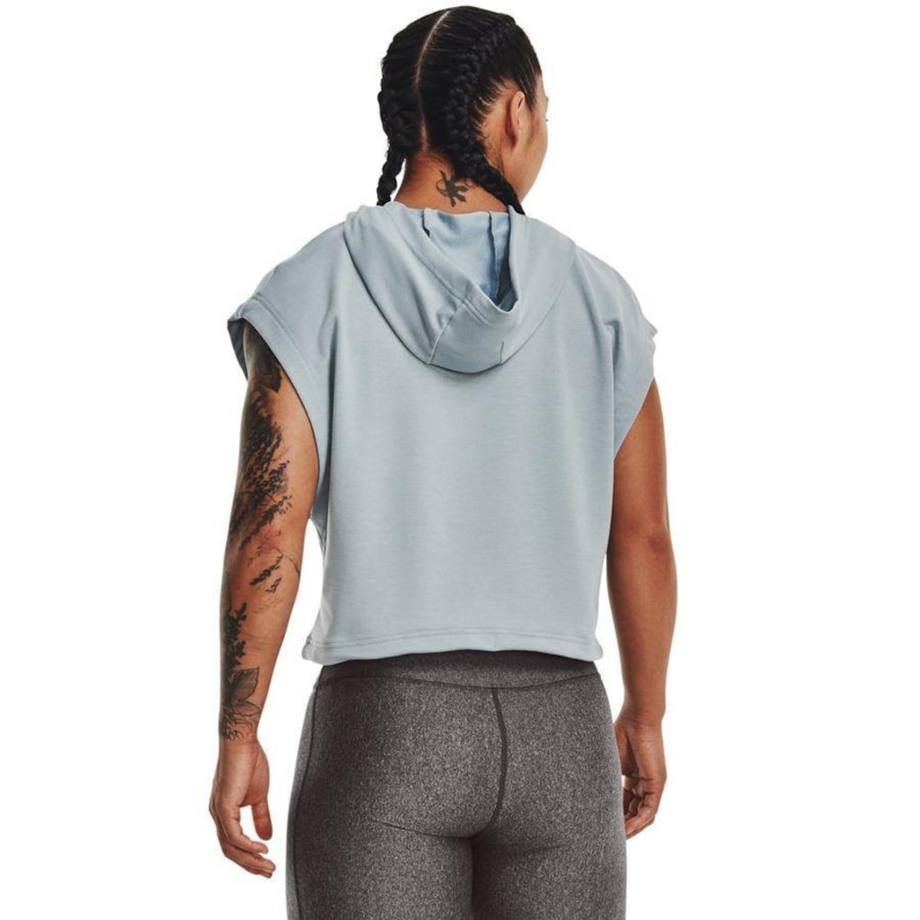 Imagem 2 do produto Blusão de Moletom Under Armour Rival Terry Ss Hoddie - Feminino