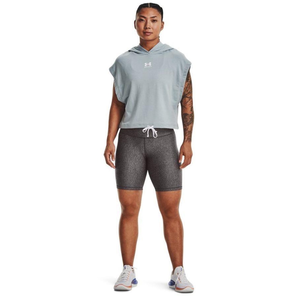 Imagem 3 do produto Blusão de Moletom Under Armour Rival Terry Ss Hoddie - Feminino