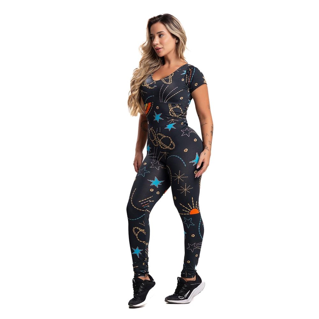 Imagem 2 do produto Macacão Mvb Modas Fitness Longo - Feminino