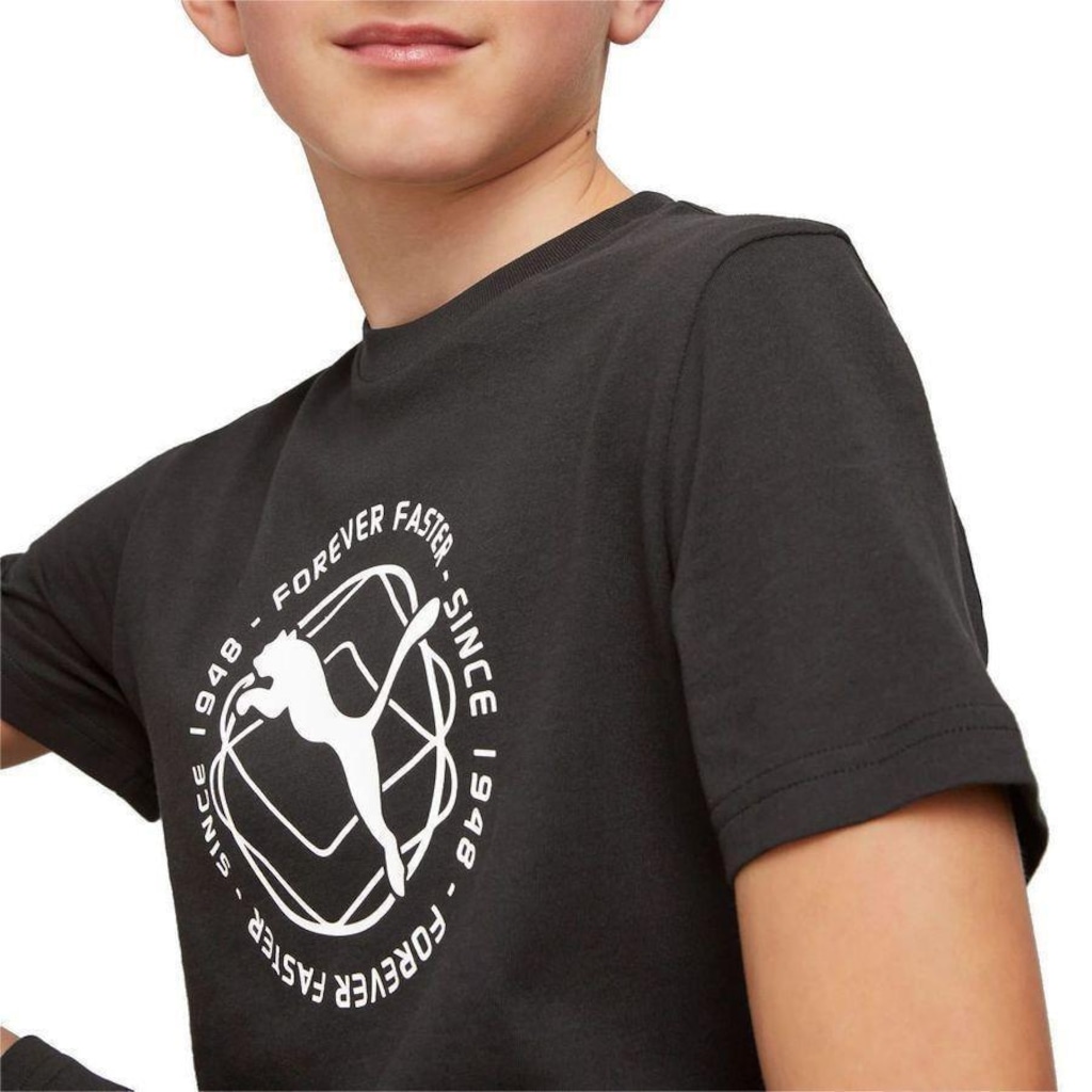 Imagem 2 do produto Camiseta Puma Active Sports Graphic - Infantil