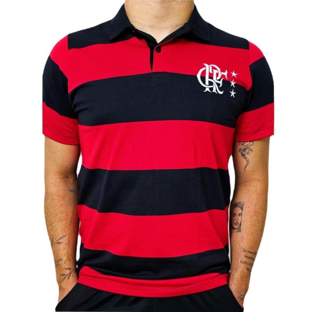 Imagem 2 do produto Camisa Polo do Flamengo Control Braziline - Masculina