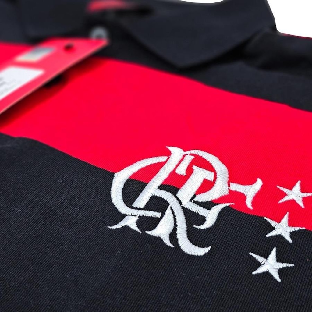 Imagem 4 do produto Camisa Polo do Flamengo Control Braziline - Masculina