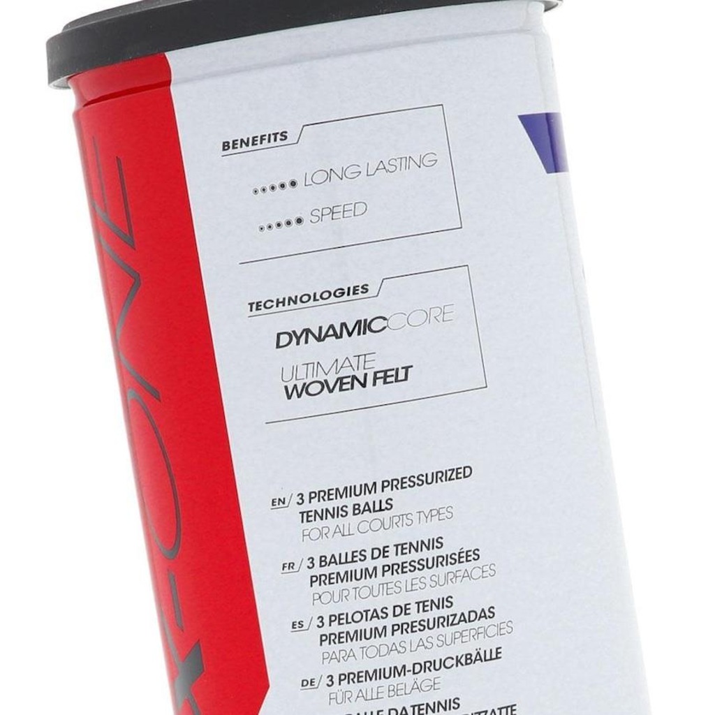 Imagem 3 do produto Bola de Tênis Tecnifibre X-One - Pack com 03 Tubos