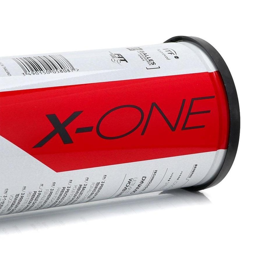 Imagem 4 do produto Bola de Tênis Tecnifibre X-One - Pack com 03 Tubos