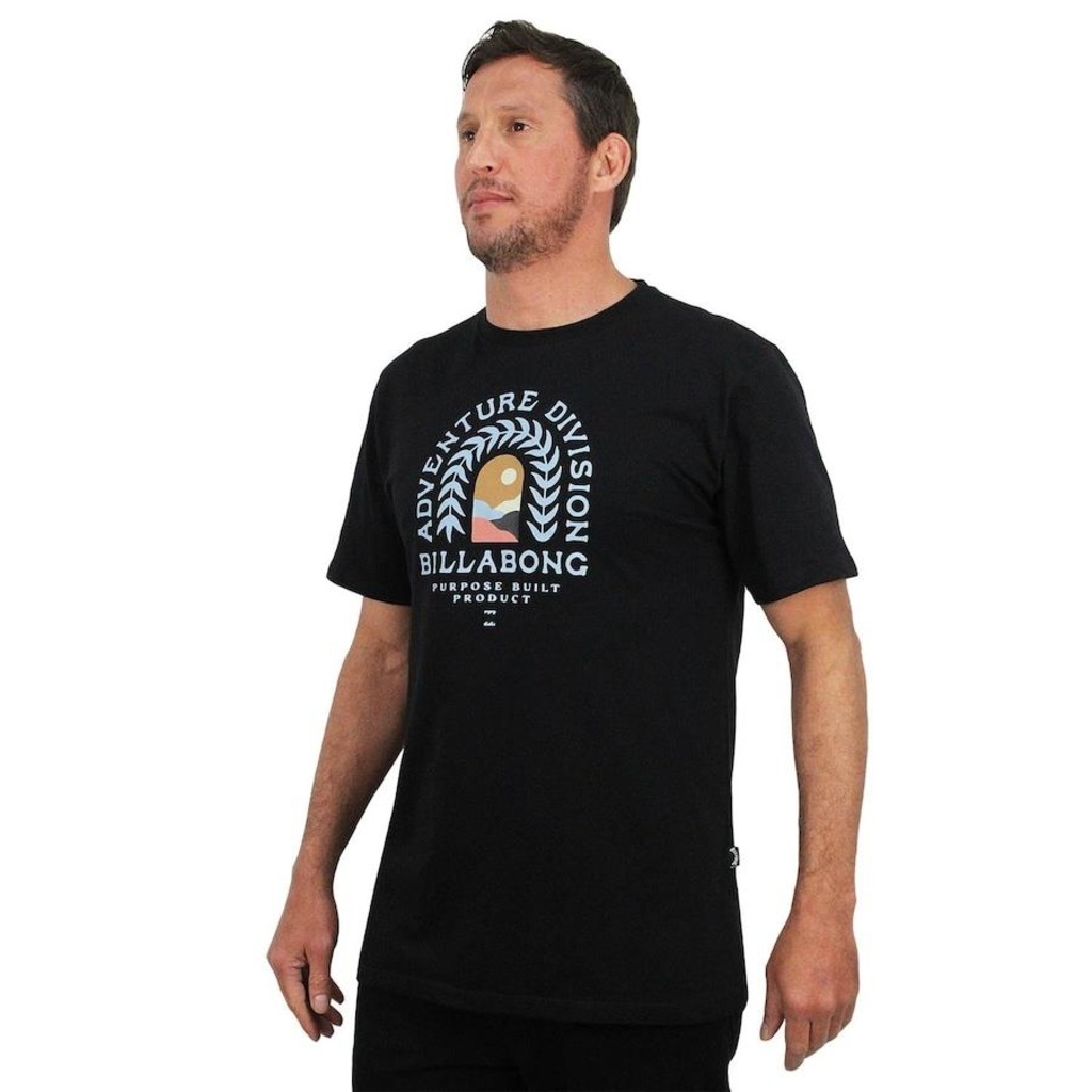 Imagem 2 do produto Camiseta Billabong Ingress Black - Masculina
