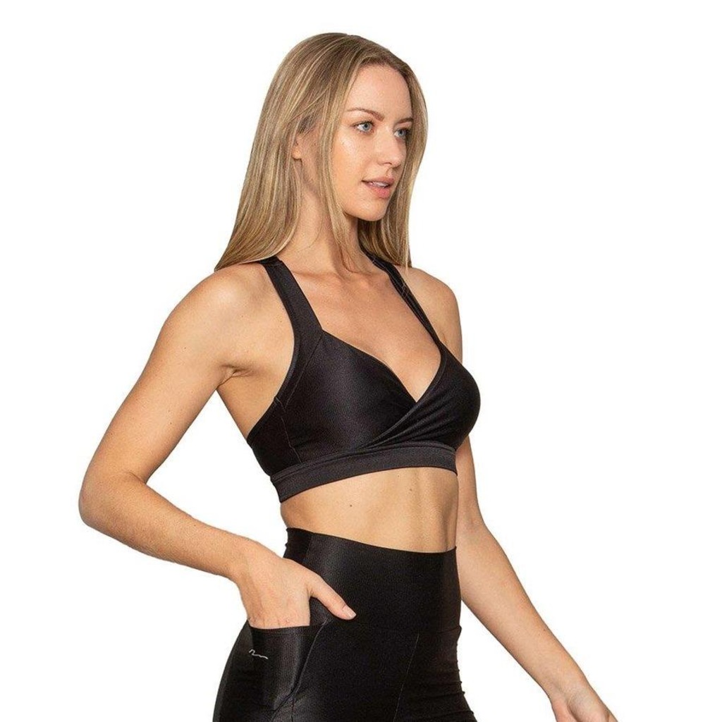 Imagem 3 do produto Top com Bojo Run More Cetim - Feminino