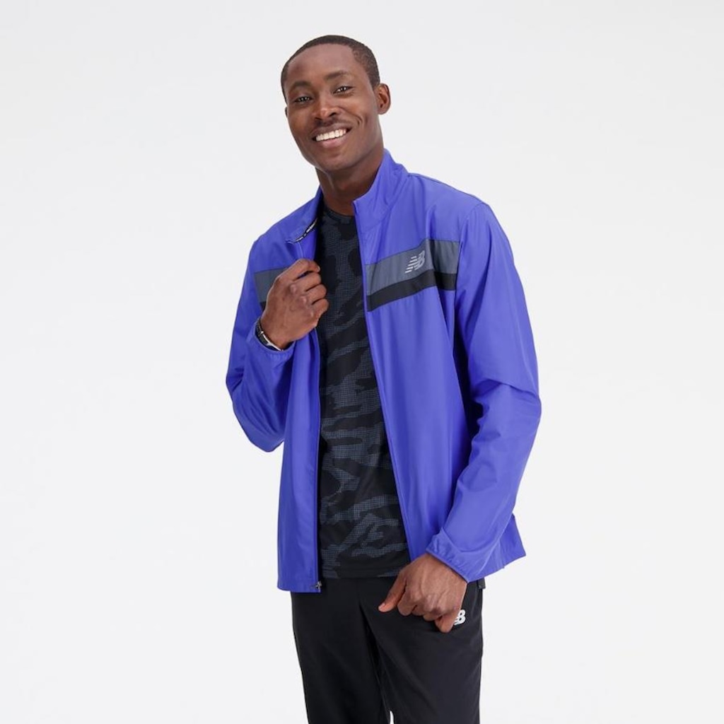 Imagem 2 do produto Jaqueta Corta Vento com Capuz New Balance Accelerate - Masculino