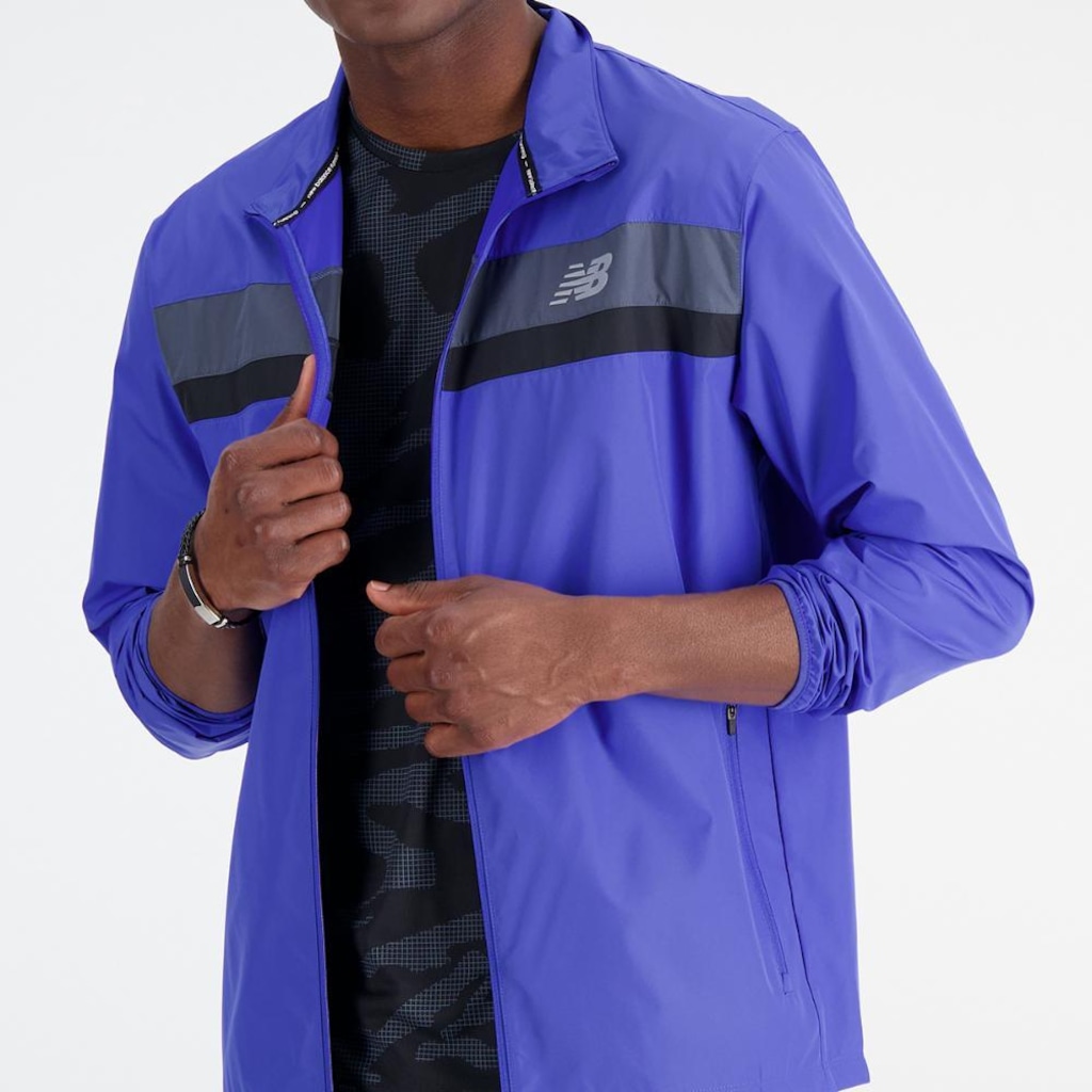 Imagem 5 do produto Jaqueta Corta Vento com Capuz New Balance Accelerate - Masculino