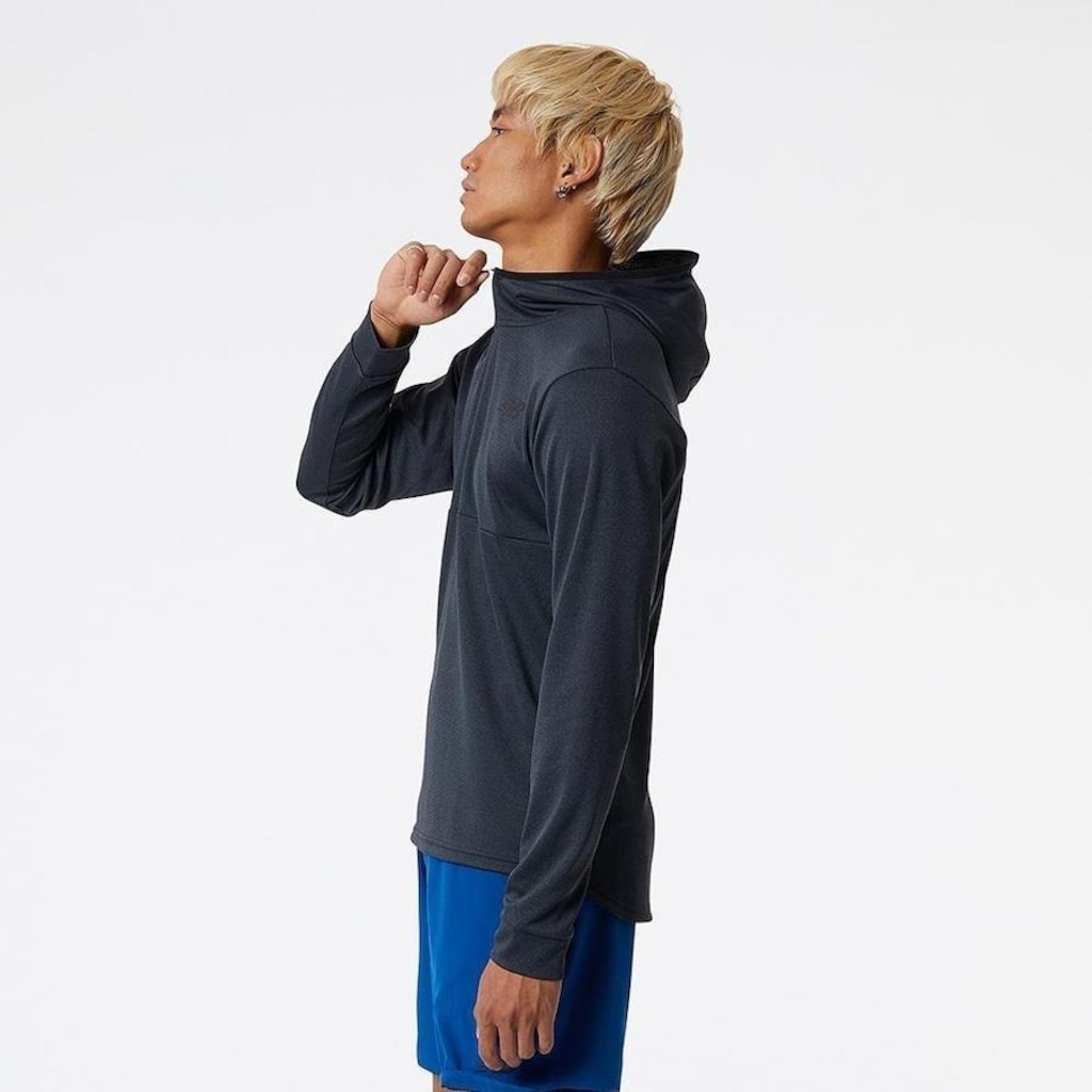 Imagem 4 do produto Blusão com Capuz New Balance Tenacity 1/2 Zíper - Masculino