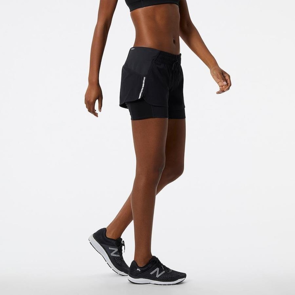 Imagem 2 do produto Shorts New Balance Impact Run Duplo - Feminino