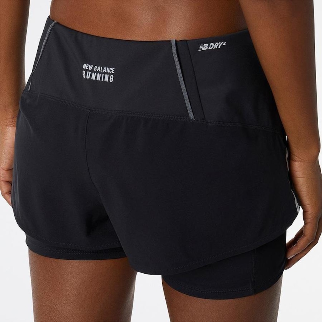 Imagem 4 do produto Shorts New Balance Impact Run Duplo - Feminino