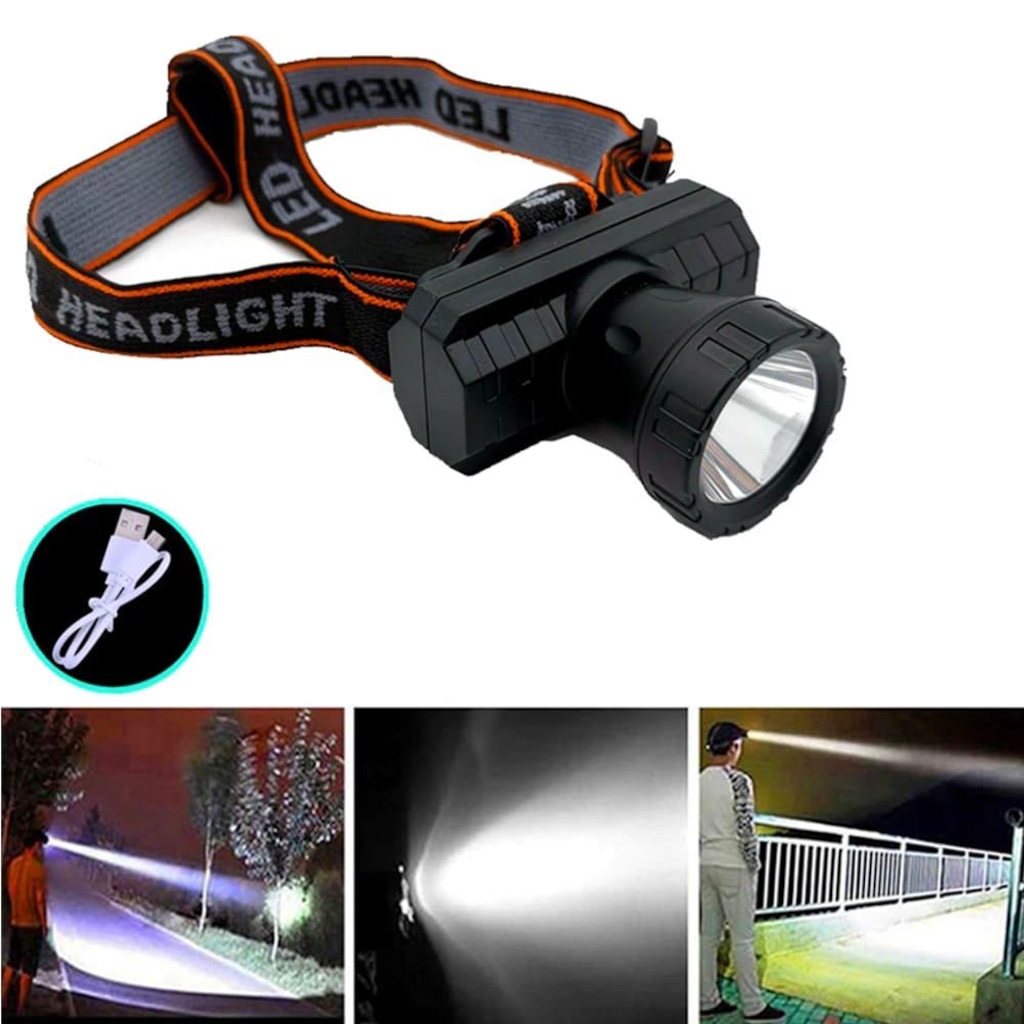 Imagem 2 do produto Lanterna de Cabeça LED Luatek Recarregável
