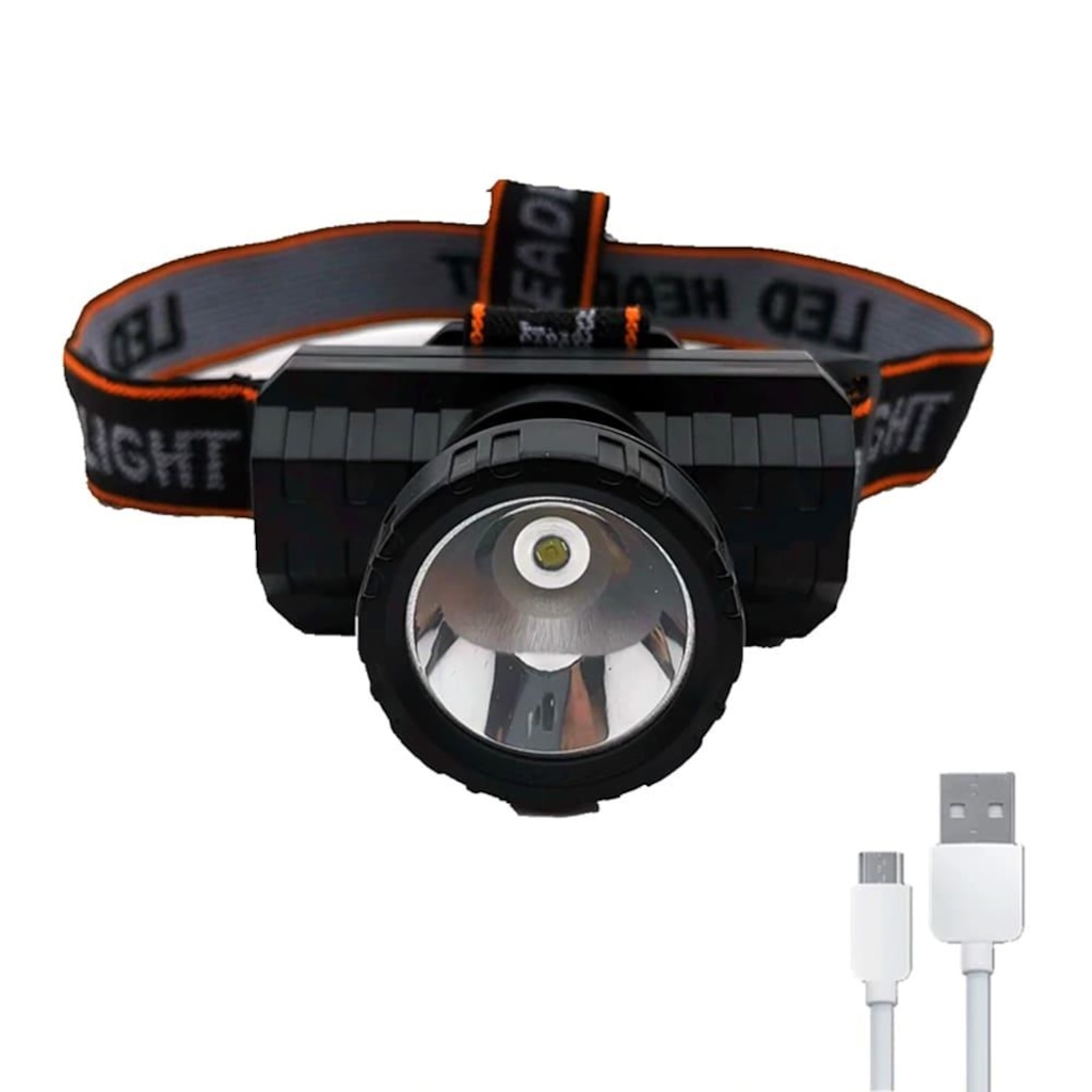 Imagem 1 do produto Lanterna de Cabeça LED Luatek Recarregável