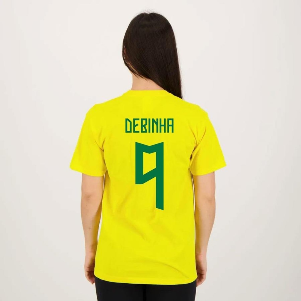 Imagem 3 do produto Camiseta Futfanatics Brasil Debinha 9 - Feminina