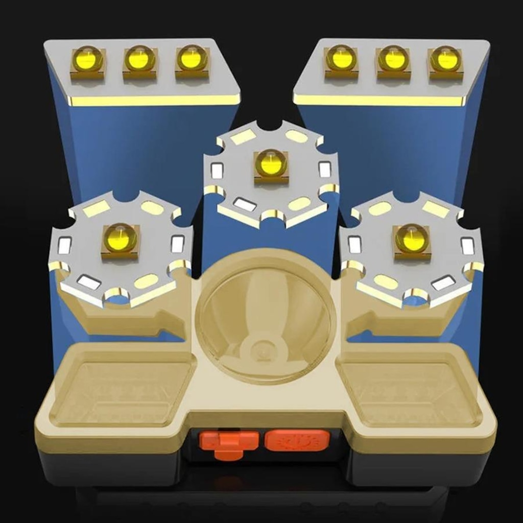 Imagem 5 do produto Lanterna de Cabeça Gold Sports Holofote Recarregável 4 Model