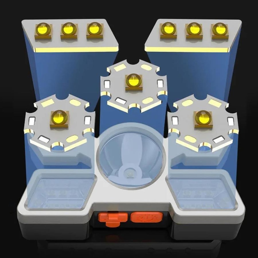 Imagem 5 do produto Lanterna de Cabeça Gold Sports Holofote Recarregável 4 Model