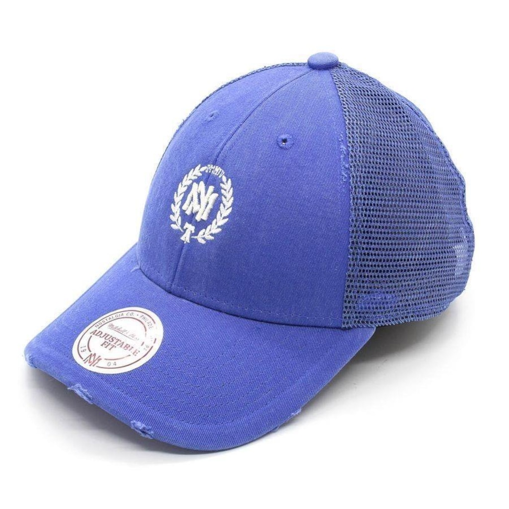 Imagem 5 do produto Boné Aba Curva Mitchell & Ness Snapback Trucker The Washed Branded - Adulto