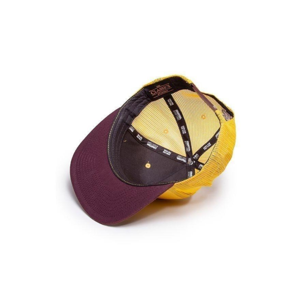 Imagem 2 do produto Boné Starter Aba Reta Snapback Trucker African Leopard Amarelo - Starter