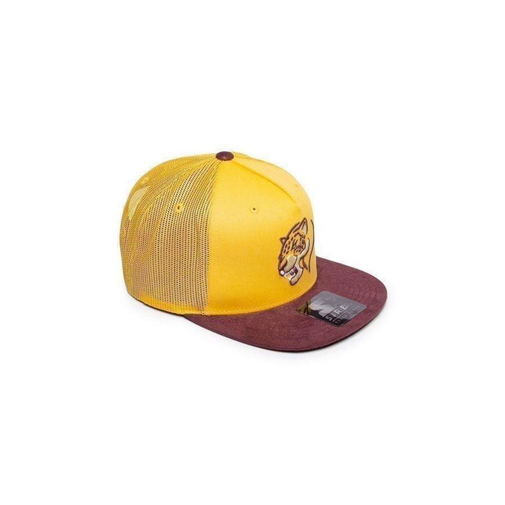 Imagem 5 do produto Boné Starter Aba Reta Snapback Trucker African Leopard Amarelo - Starter