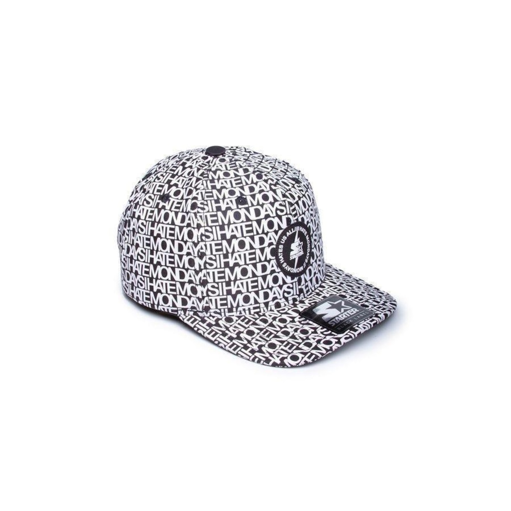 Imagem 3 do produto Boné Starter Aba Reta Snapback Collab I Hate Flash Preto - Starter