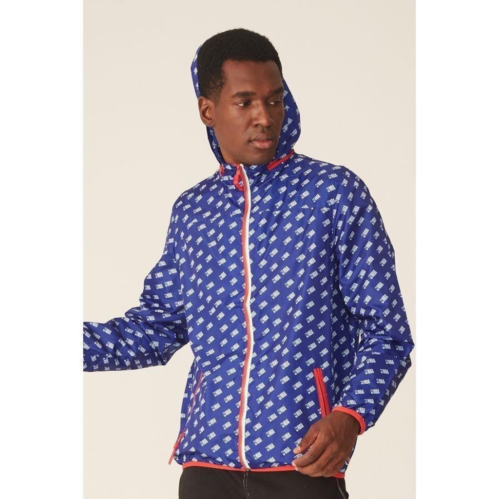 Imagem 2 do produto Jaqueta Corta Vento Com Capuz NBA - Masculina