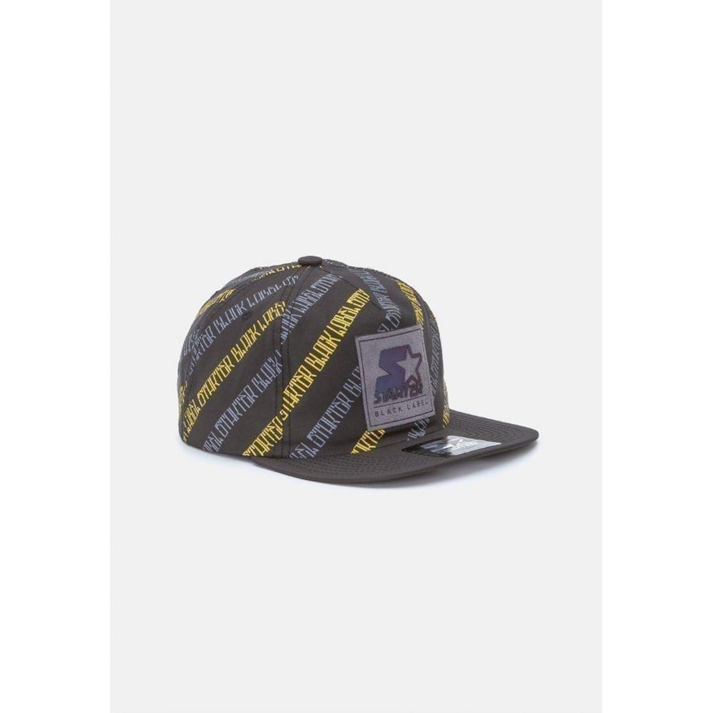 Imagem 3 do produto Boné Starter Aba Reta Snapback Desestruturado Preto - Starter