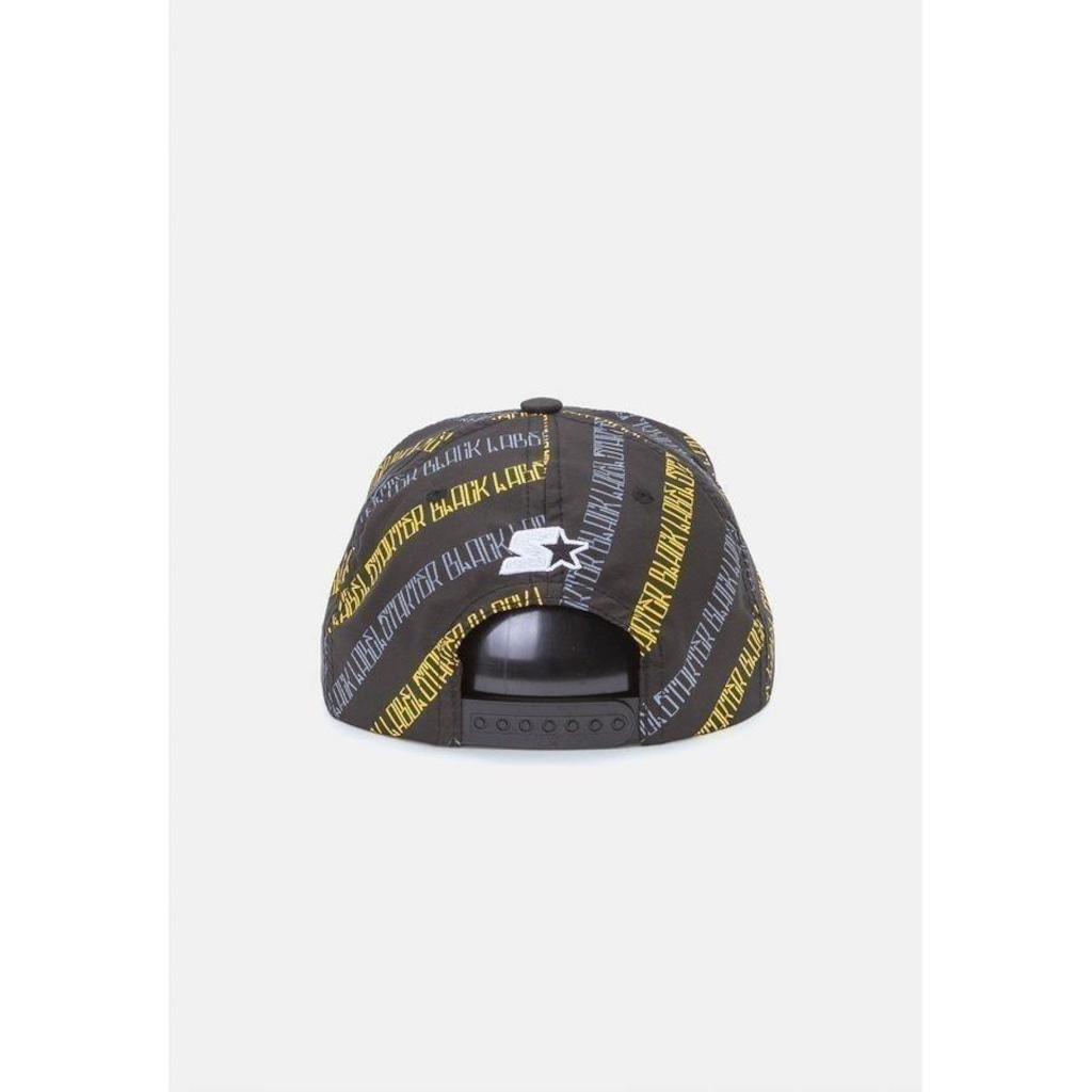 Imagem 4 do produto Boné Starter Aba Reta Snapback Desestruturado Preto - Starter