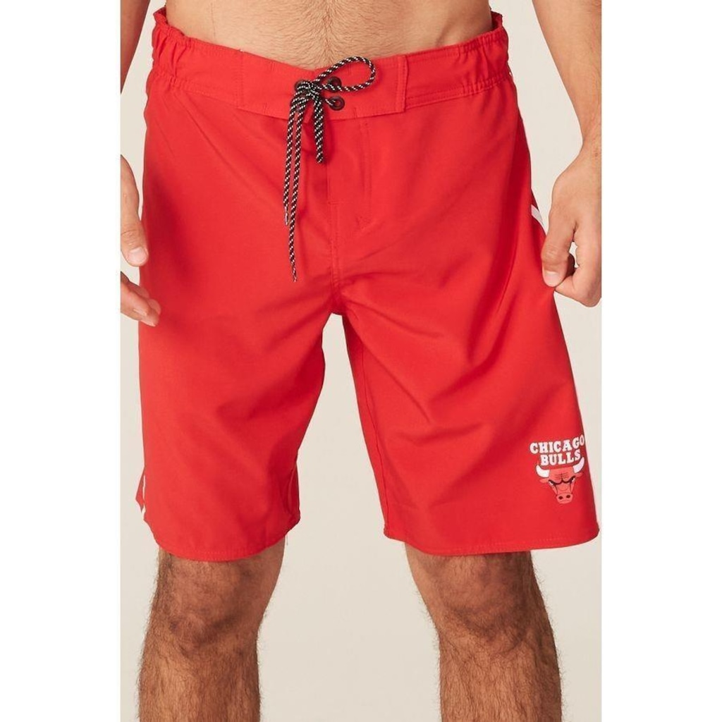 Imagem 2 do produto Bermuda Boardshort NBA Com Elástico Chicago Bulls - Masculina