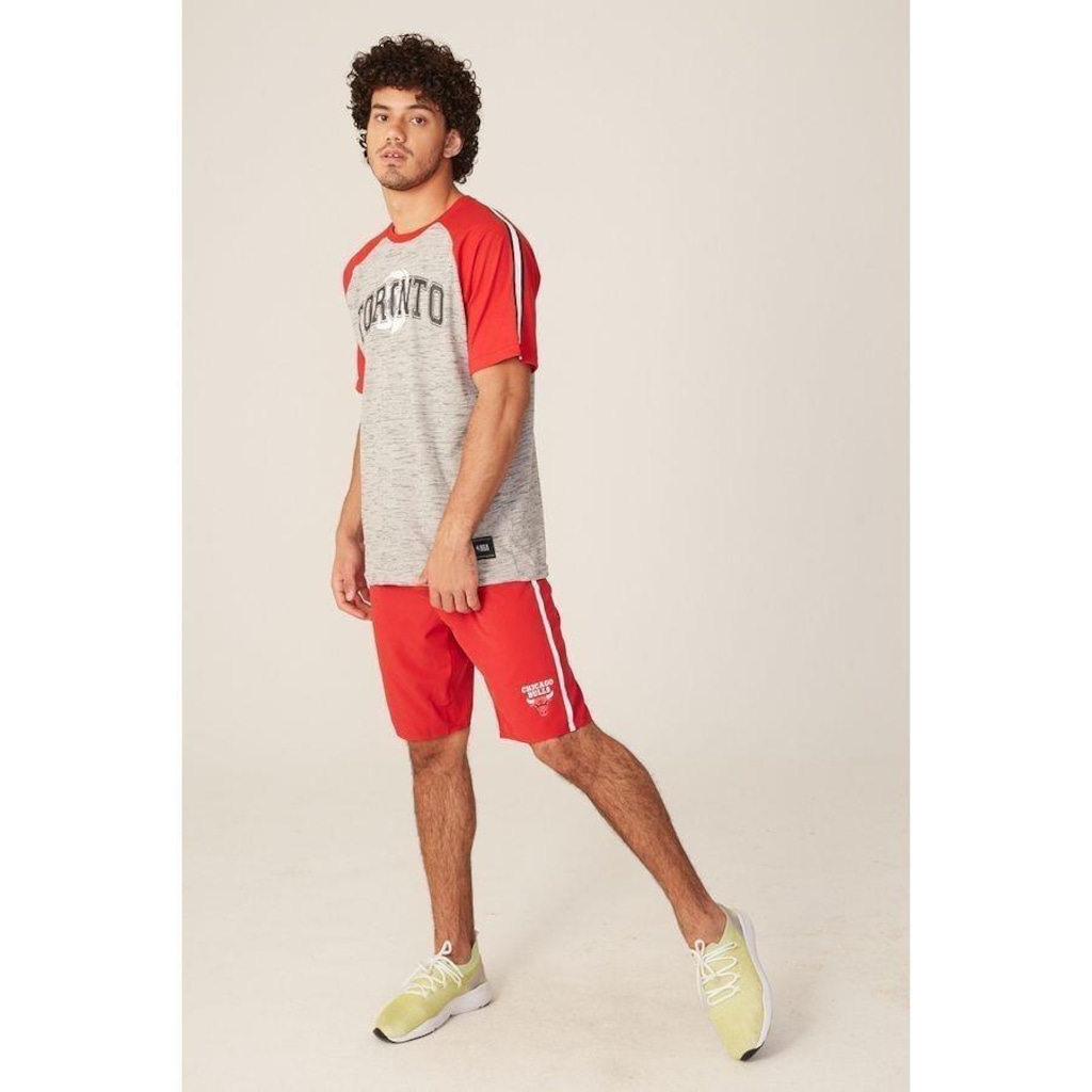 Imagem 4 do produto Bermuda Boardshort NBA Com Elástico Chicago Bulls - Masculina