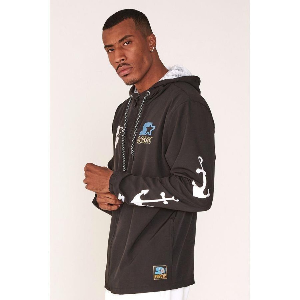 Imagem 2 do produto Jaqueta com Capuz Corta Vento Starter Collab Popeye - Masculina