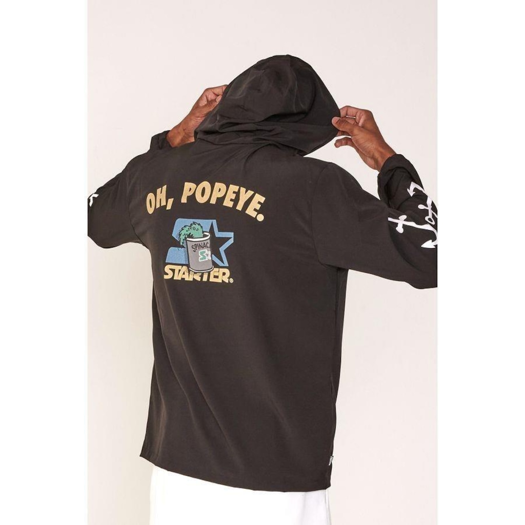 Imagem 4 do produto Jaqueta com Capuz Corta Vento Starter Collab Popeye - Masculina