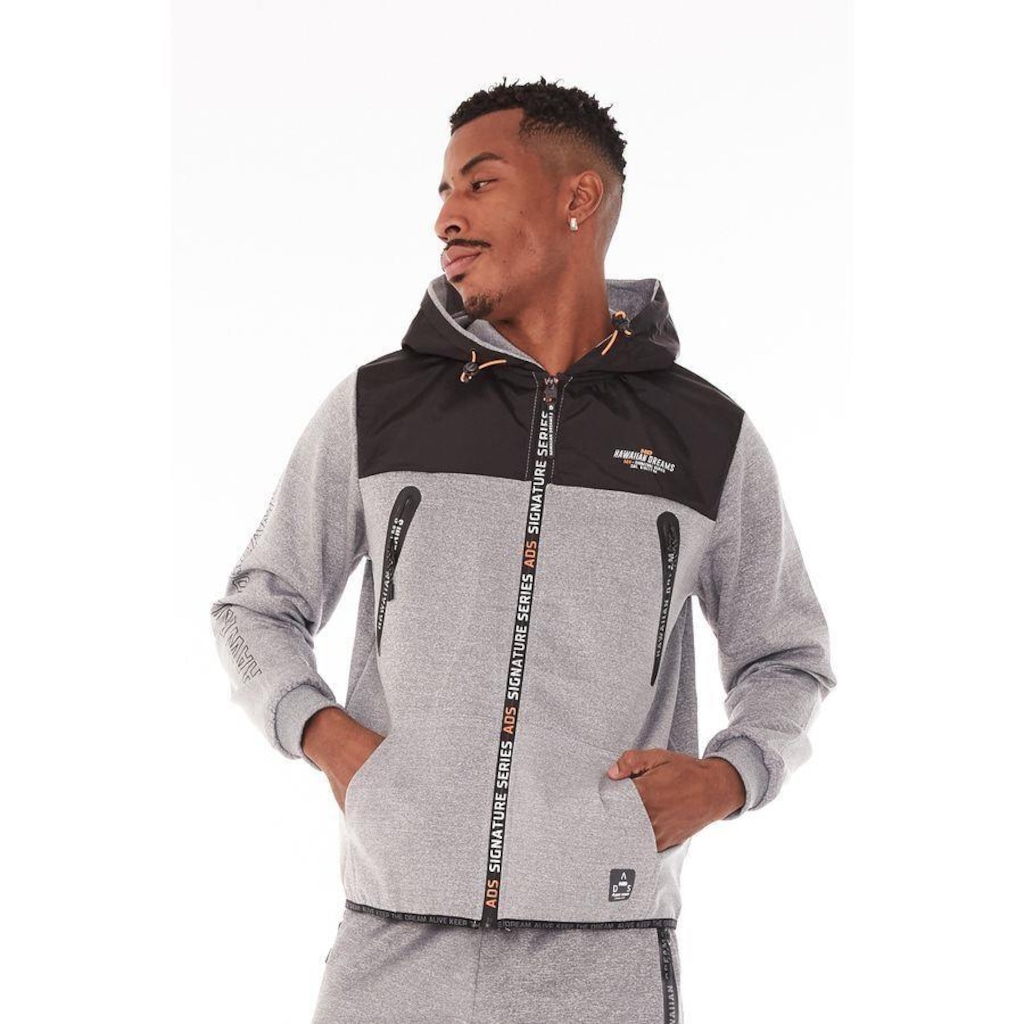 Imagem 4 do produto Blusão de Moletom com Capuz Hd Collab Adriano de Souza Mineirinho - Masculino