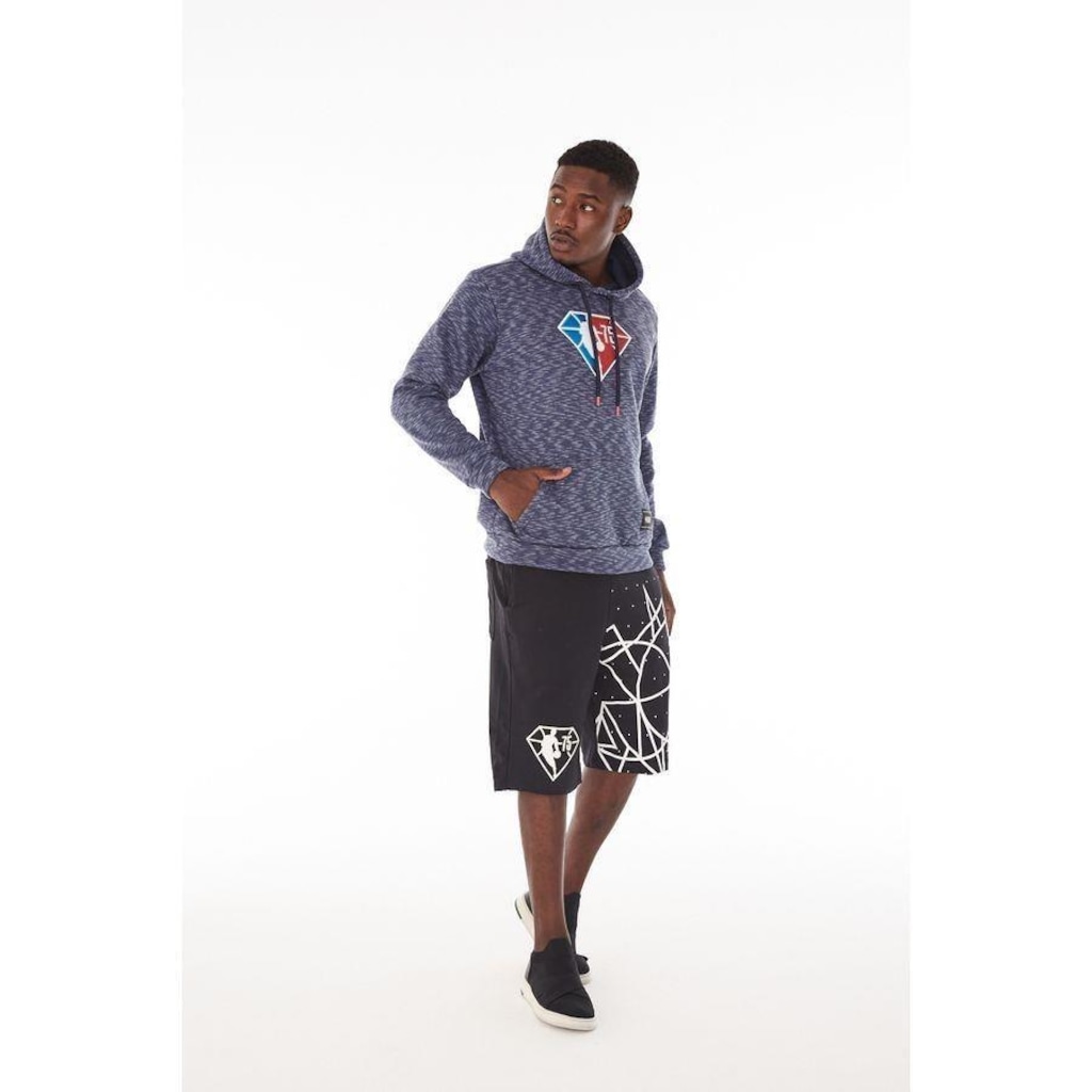 Imagem 2 do produto Blusão De Moletom Com Capuz NBA Diamond - Masculino