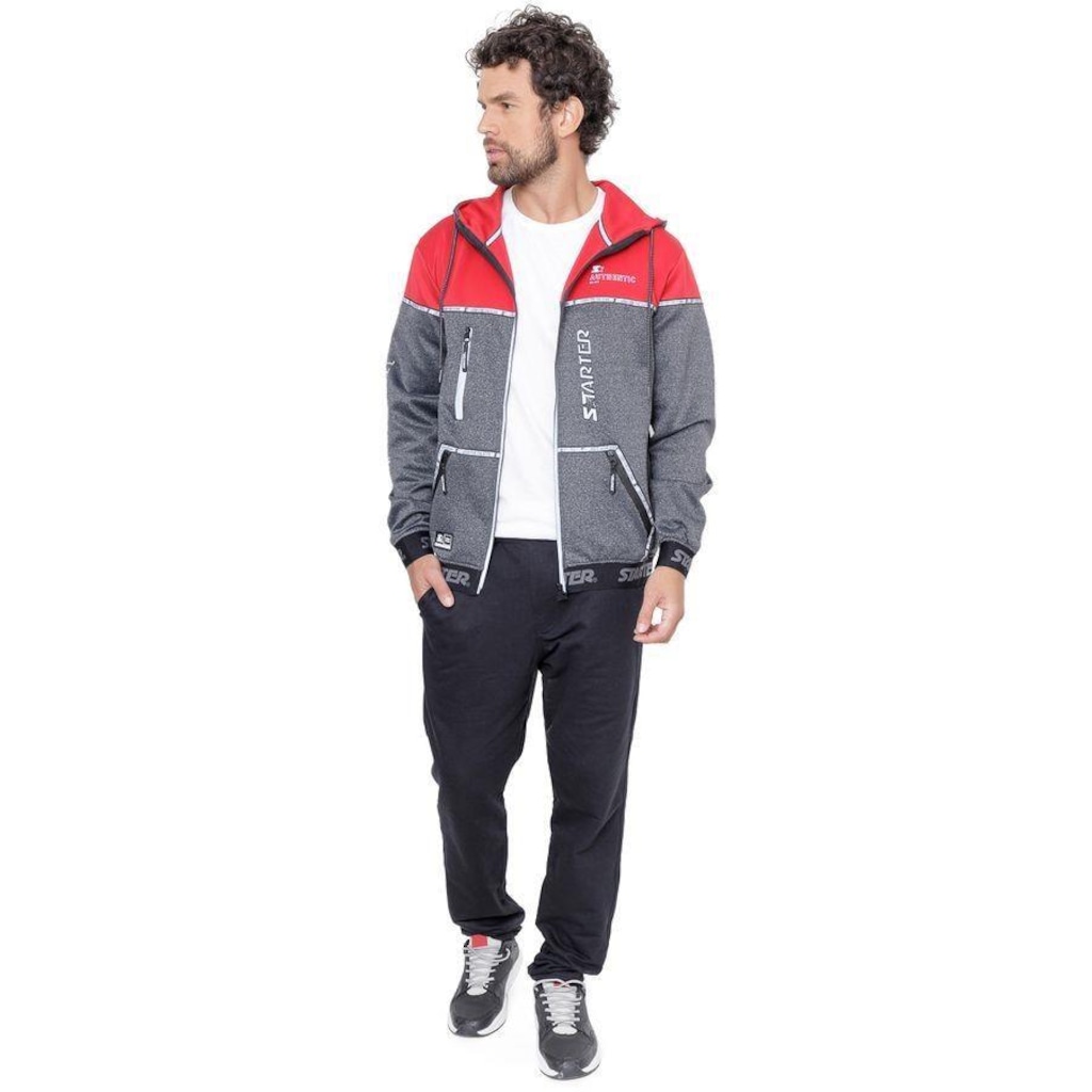 Imagem 4 do produto Blusão de Moletom Starter com Capuz Aberto - Masculino