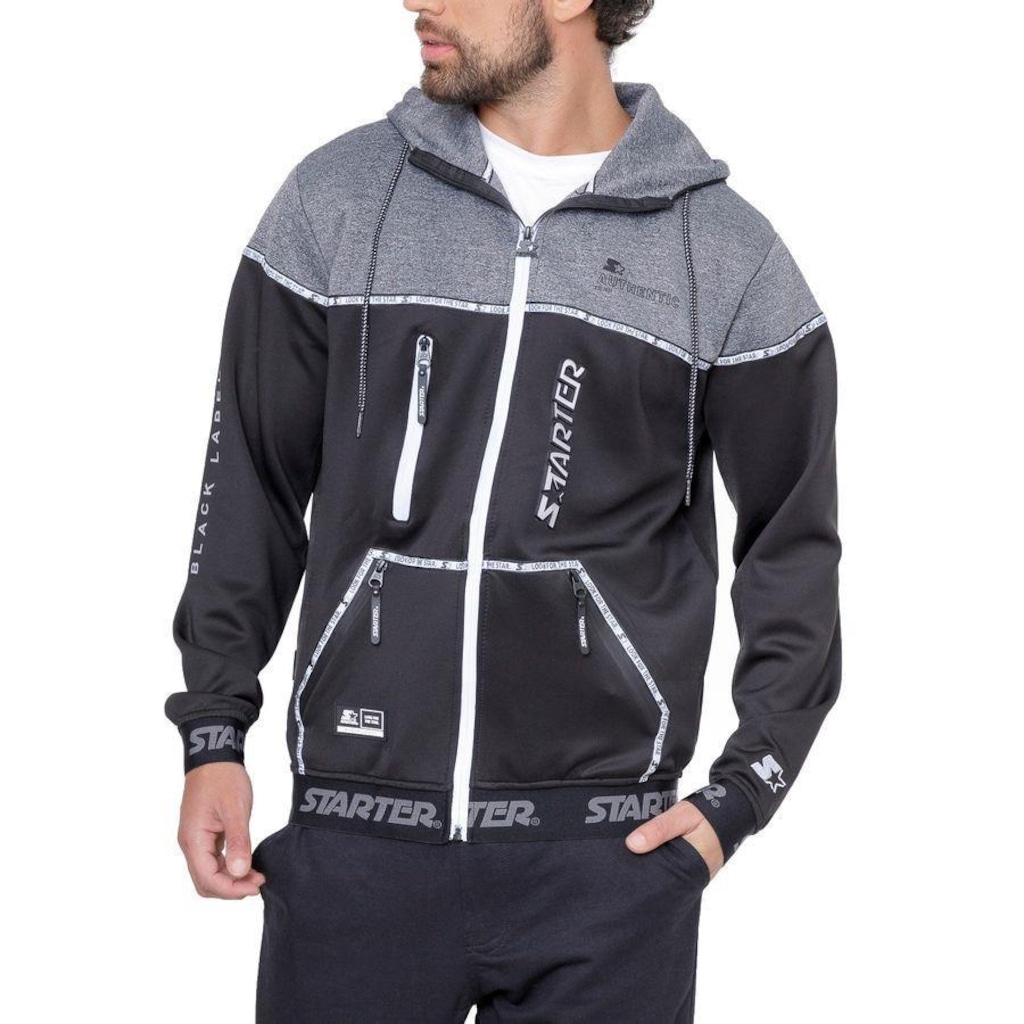 Imagem 4 do produto Blusão de Moletom Starter com Capuz Aberto - Masculino