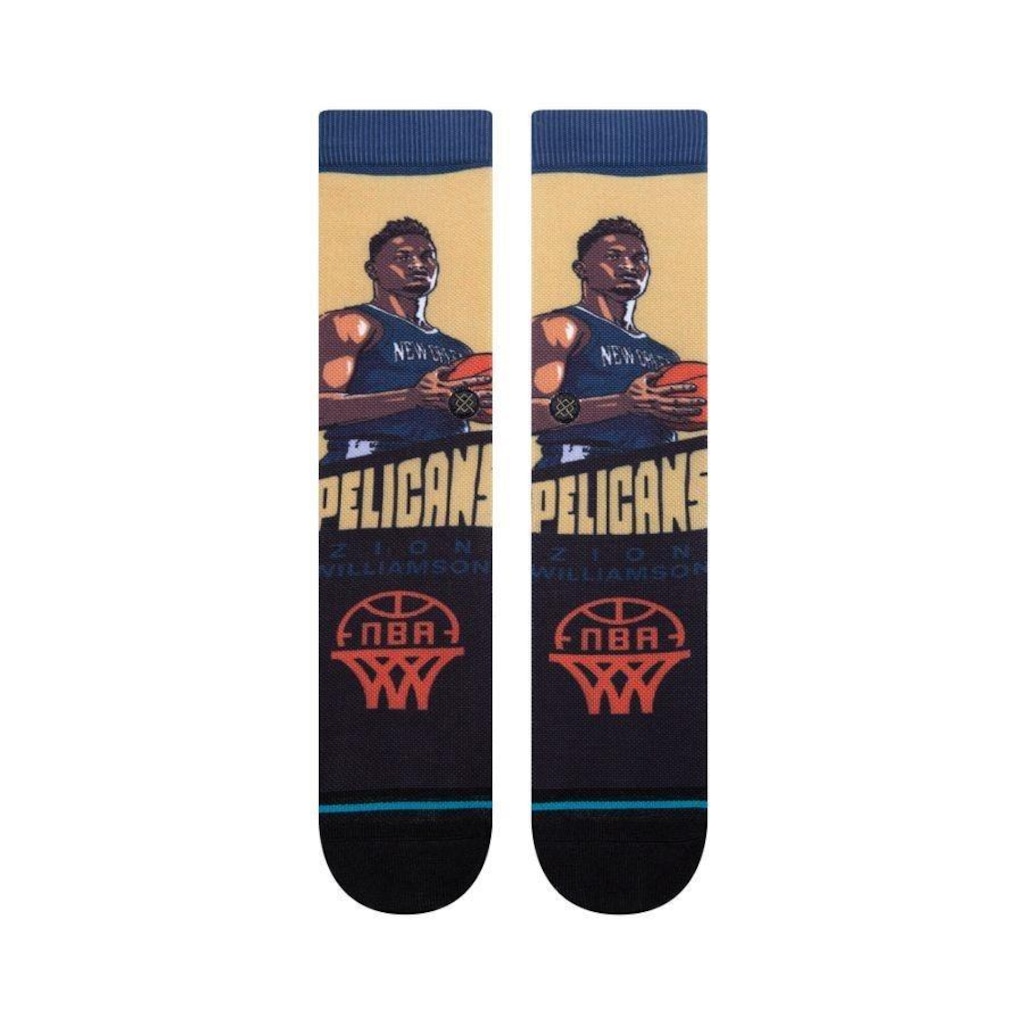 Imagem 3 do produto Meia Cano Alto Stance NBA Graded Zion - 36 a 44 - Unissex